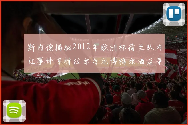 斯内德揭秘2012年欧洲杯荷兰队内讧事件亨特拉尔与范博梅尔酒后争执内幕
